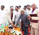CM Jagan lays foundations stone for National Law University at Jagannadha Gattu in Kurnool District