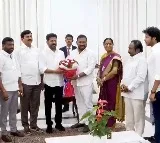 Lok Sabha member from Warangal Pasunuri Dayakar meets CM revanth anumula