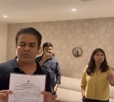 KTR arguments with ED officials