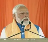 PM Modi Tweets En Route to Public Meeting in Andhra Pradesh