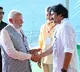 Chandrababu and Pawan Kalyan talks to PM Modi after Praja Galam rally at Boppudi