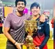 Smriti Mandhana Posing With Rumoured Boyfriend Palash Muchhal After RCB Win WPL 2024
