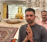South African spinner Keshav Maharaj visits Ram Mandir in Ayodhya to seek blessings