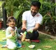 Telangana CM celebrates Holi with grandson