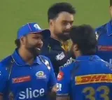 Rohit Sharma engages in heated exchange with Hardik Pandya
