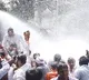 Water cannon used on BJP workers seeking Delhi CM Kejriwal's resignation