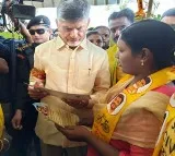 TDP Chief Chandrababu Naidu door to door Campaign in Kuppam