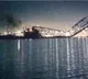 Huge Cargo Vessel collides Baltimore Key Bridge as it collapsed into river