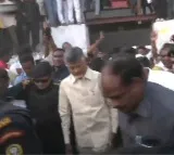 Chandrababu visits wherer CM Jagan released water on Handri Neeva Canal