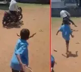 Chhattisgarh students chase drunk teacher away throw slippers at him