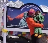 Two and half year old Sidhi Mishra successfully reached Mt Everest Base Camp