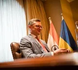 Ukrainian FM arrives in India to build on talks between PM Modi, Volodymyr Zelenskyy