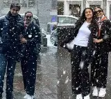 Mahesh Babu family enjoying in snow