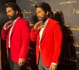 Allu Arjun Madame Tussauds wax statue photos went viral