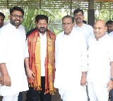 Former BRS Narsapur MLA Madan Reddy met CM Revanth Reddy at his residence