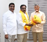 Chandrababu welcomes Katasani Chandrasekhar Reddy into TDP