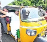 Janasena President Pawan Kalyan Travel in Auto