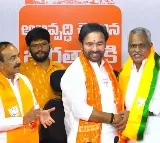 BRS leader joins bjp in the presence of kishan reddy