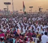 Rahul Gandhi reaches hyderabad for thukkuguda public meeting