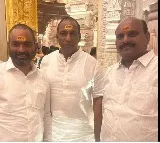Malla Reddy offer prayers at Ayodhya Sri Ram temple