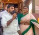 A young man lauds Jagan during Sharmila's rally; Sharmila retorts