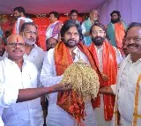 Pawan Kalyan participates Ugadi celebrations in Chebrolu
