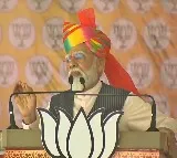 PM Modi holds roadshow in Dausa in Rajasthan