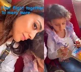 Shriya Saran takes her first flight with daughter Radha: 'To many more'