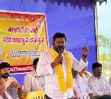 Parvathipuram TDP candidate Vijay Chandra tries to intercept volunteers meeting in MLA Jogarao residence