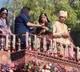 Gujarat Couple Worth Rs 200 Crore Shower Money From Chariot Here Is Viral Video