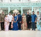 Chiranjeevi and Ram Charan attends Shankar daughter wedding reception