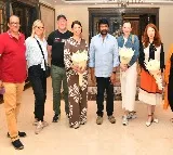 Chiranjeevi meets with Russian delegates
