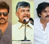 Chiranjeevi and Pawan Kalyan birthday greetings to Chandrababu