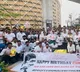 Chandrababu Birth day Celebrations at Cyber towers