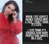 Kajol reacts to lovers carving names on trees, wonders how many 'carry knives on a date'