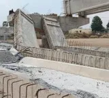 Under-construction bridge collapses in Telangana
