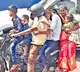 7 Members on one bike TSRTC MD VC Sajjanar reaction here