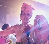 Saffron Everywhere Kangana Ranaut During Mega Rally In Jodhpur