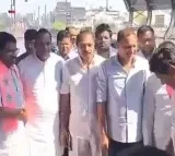 Telangana BRS MLA Malla Reddy Raids in Metro Rail