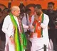 Amit Shah addresses public meeting in Siddipet
