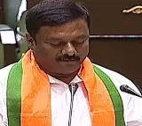BJPLP Maheshwar Reddy questions revanth reddy about harish rao resignation