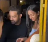 Junior NTR in Mumbai dinner party with wife Pranathi