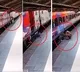 man slips trying to board moving train woman cop saves him