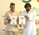 Chandrababu and Pawan Kalyan releases Alliance manifesto