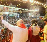 On Owaisi's home turf, Amit Shah calls for joining Hyderabad with mainstream