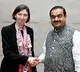 Gautam Adani meets new British envoy to India, wishes her to boost
 bilateral ties