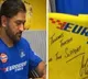 MS Dhoni Gifts Signed CSK Jersey to 103 Year Old Fan S Ramdas