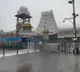 Hail storm in Tirumala