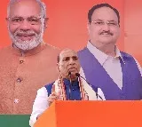 Rajnath Singh attends BJP workers meeting in Kadapa district