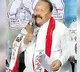 Janasena leader TV Rama Rao slapped him self with slipper